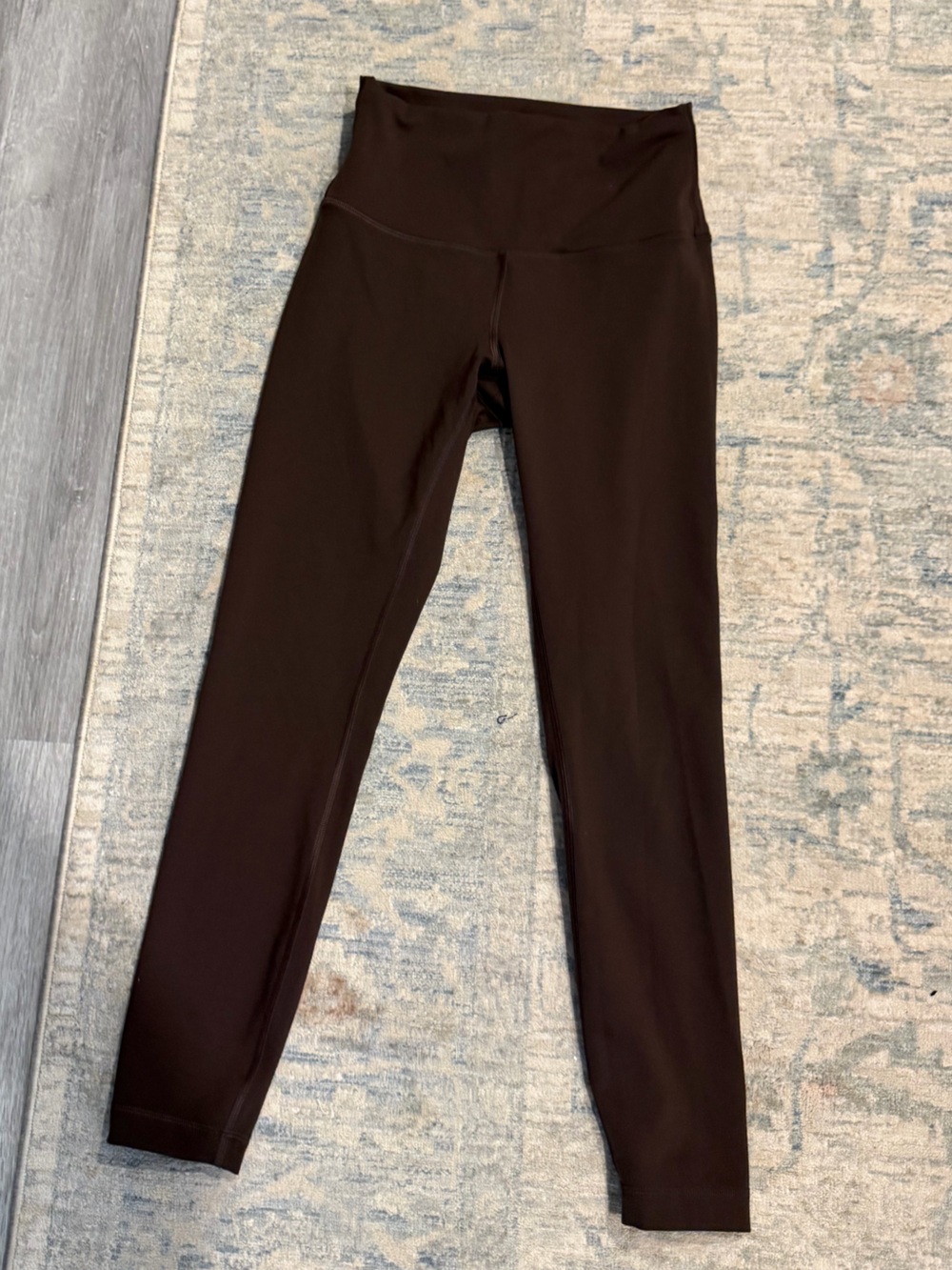 Lululemon Classic High-Waist Solid Leggings - Dark Brown